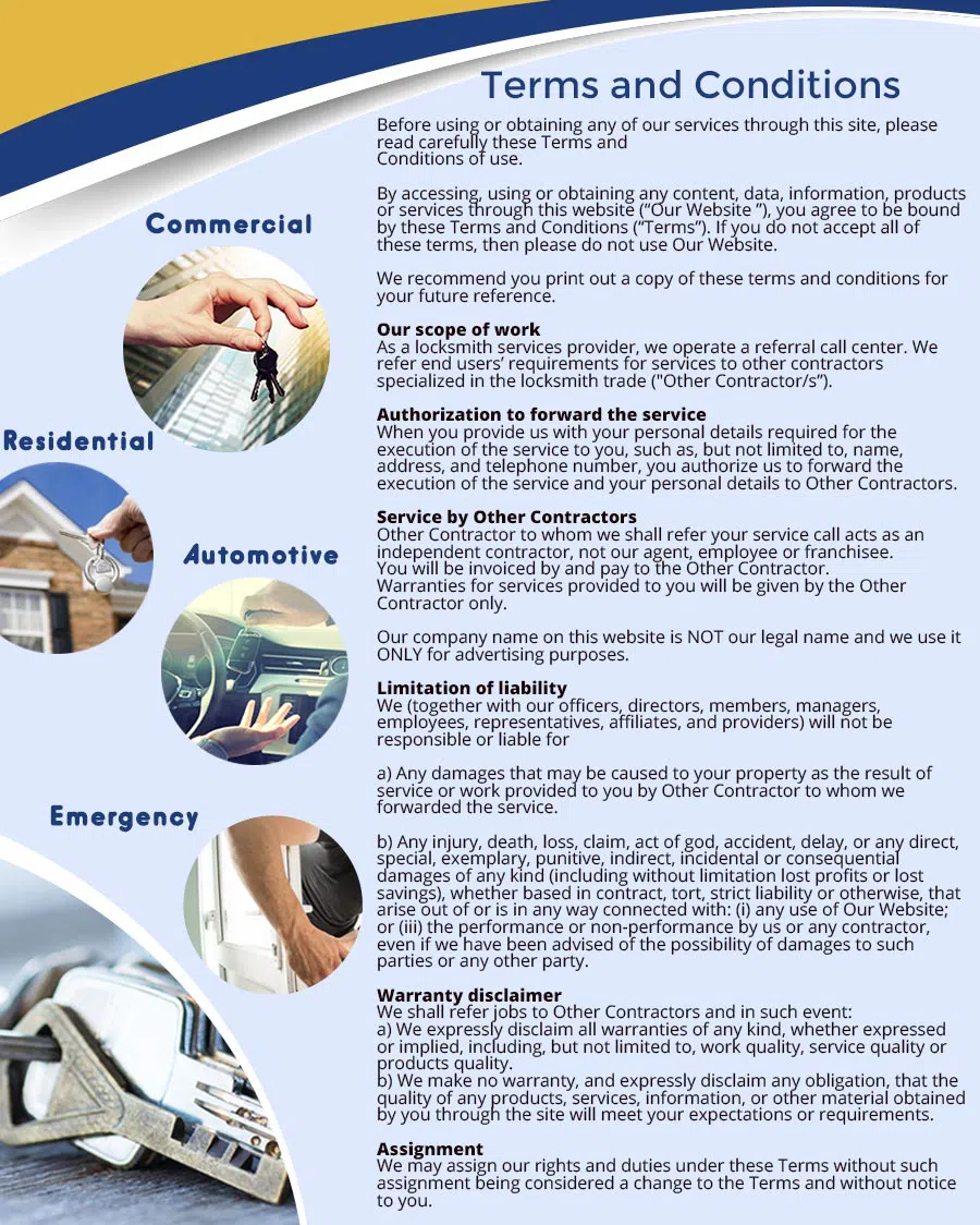 Frisco Locksmith Store Frisco, TX 972-512-6341 - terms-ls